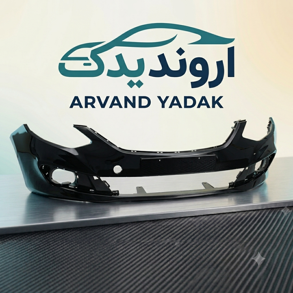سپر جلو جک j4 رنگ شده مشکی