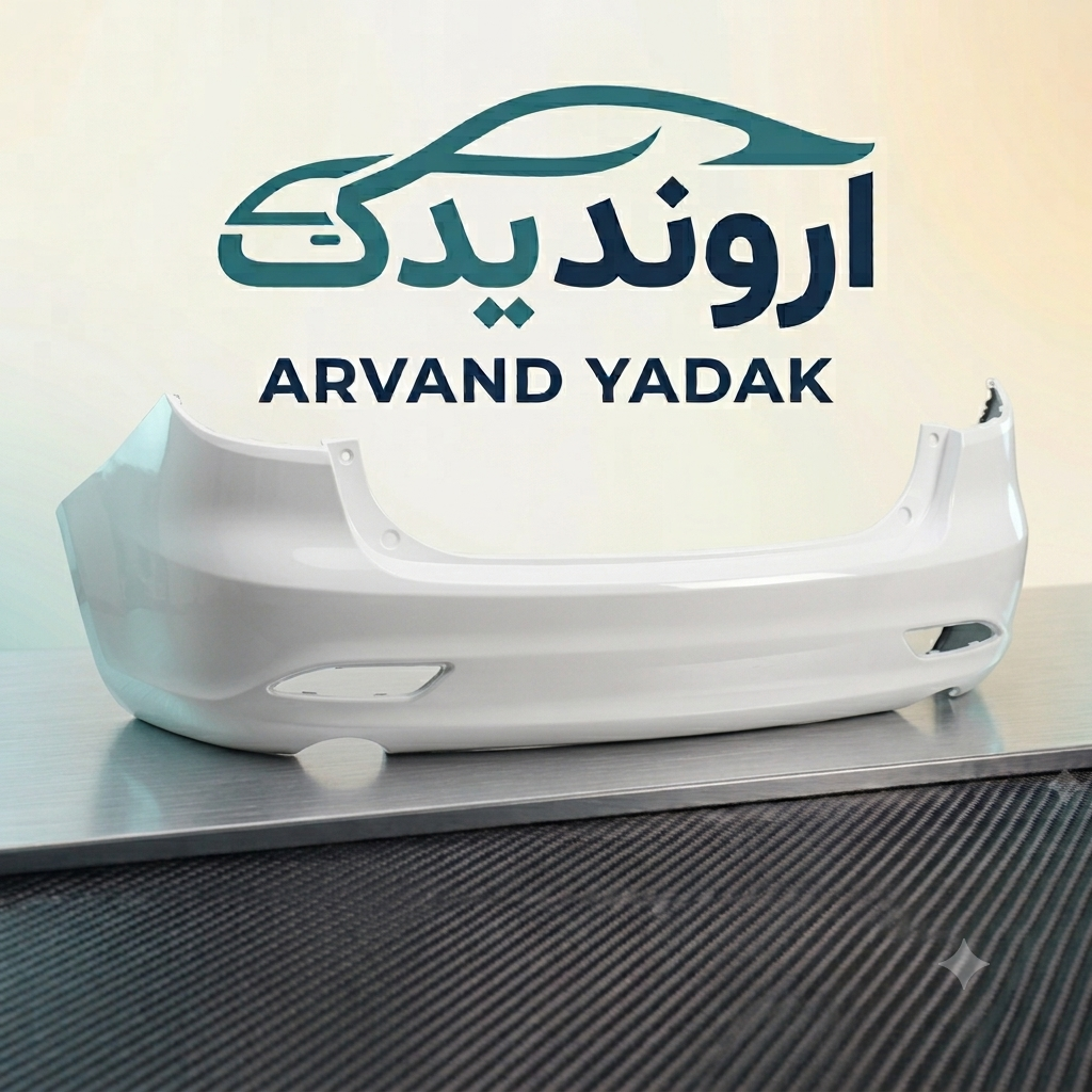 سپر عقب جک j4 رنگ شده سفید